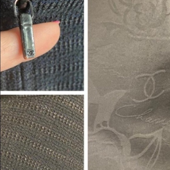 CHANEL Uniform Black Ribbed Crop Zip up Jacket - Picture 5 of 7